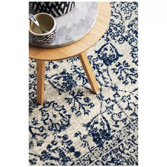 Evoke 256 Blue Indoor Rug 400x300cm - Soft Heat-Set Polypropylene