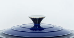 26cm Enamelled Cast Iron French Oven Casserole (4.7L) - Blue