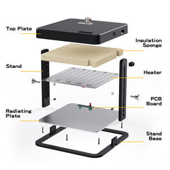 Chick Brooder Heating Plate Warmer Chicken Coop Brooding Heater Poultry Durable