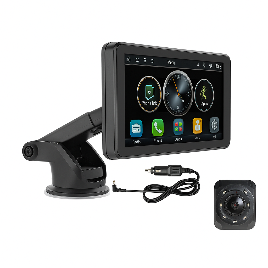 7inch PortableWireless Apple CarPlay Android Auto Touch Screen Car Radio Stereo AU