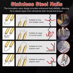 200W Plastic Welder Garage Tool Hot Staplers Cracke Bumper Repair Weld Machine