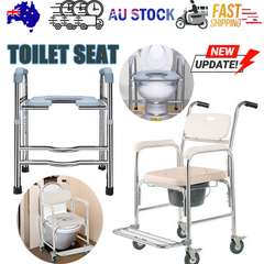 Upgrade Raised Toilet Seat 19.3"-25.2" 150kg Universal Toilet Riser for Elderly