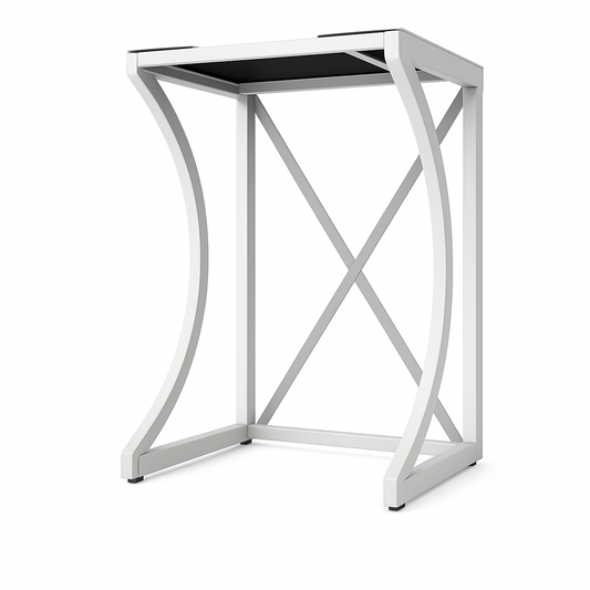 UPGRADE ORIGINAL Dryer Stand Maxi: Portable Dryer Rack Heavy Duty Steel Capacity white for Washer/Dryer/Mini Fridge