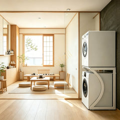 UPGRADE ORIGINAL Dryer Stand Maxi: Portable Dryer Rack Heavy Duty Steel Capacity white for Washer/Dryer/Mini Fridge