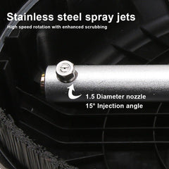 Universal 15" Pressure Washer Surface Cleaner 4000PSI Extension Nozzles Cleaning
