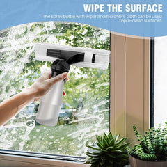 150ml Cordless Window Vacuum Cleaner Set for Windows Tiles Mirrors Shower Home