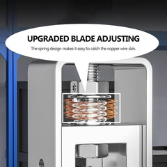 Manual & Electric Wire Stripping Machine Cable Cutter Copper Peeling Stripper AU