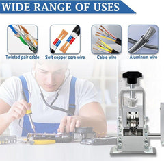 Manual & Electric Wire Stripping Machine Cable Cutter Copper Peeling Stripper AU