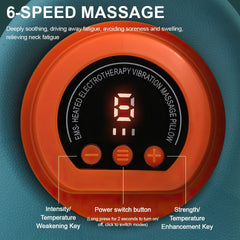 Hugterra Massager Electric Neck Massager Relaxer Portable Shiatsu Massage Pillow