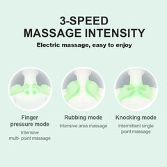 Hugterra Massager Electric Neck Massager Relaxer Portable Shiatsu Massage Pillow
