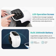 Electric Knee Massager Smart Infrared Heating Therapy Machine Relief Elbow Pain