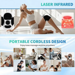Electric Knee Massager Smart Infrared Heating Therapy Machine Relief Elbow Pain