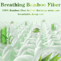 Bamboo Pillowtop Mattress Topper Luxury Bedding Mat Pad Protector Cover Single 90 x 190 cm