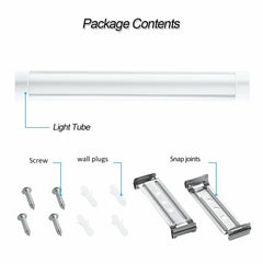 10x 120CM LED Tube Light Batten Linear Slim Light WorkShop Garage Lamp 40W 6500K