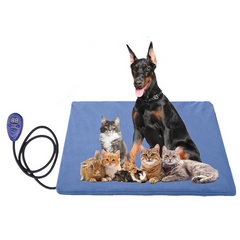 Electric Pet Heat Pad: Waterproof Heating Mat for Cat Dog Bed | Chew Resistant L