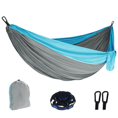 Outdoor Camping Hammock Lightweight 260x140cm Portable Travel Grey