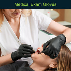 6g Flexible Disposable Nitrile Gloves For Mechanic Work Food Prepa 200Pcs L