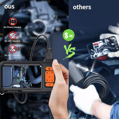 4.3" Screen Industrial Endoscope 8mm Borescope Inspection 1080P HD Camera 15M