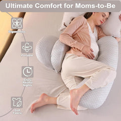 Pregnancy Pillow, Maternity Pillow Support for Sleeping Pregnancy Pillow for HIP