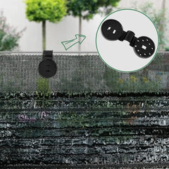 50PCS Shade Cloth Plastic Clips Heavy Duty Lock Sun Shade Cloth Net Greenhouse