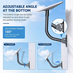 Starlink Gen3 Roof Wall Pole Mounting Kit Compatible withSatellite Standard Dish