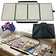 Portable Jigsaw Puzzle Board Mat Holds up to 1000 Pcs Puzzle Surface Holder
