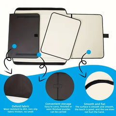Portable Jigsaw Puzzle Board Mat Holds up to 1000 Pcs Puzzle Surface Holder