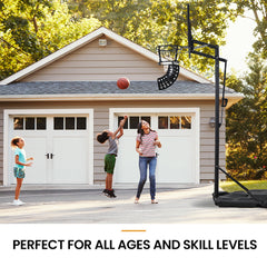 DR. DUNK Basketball Return System, with 360 Degree Universal Attachment