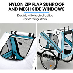TAG-ALONG Pet & Cargo Bike Trailer, Bicycle Pet & Cargo Trailer, Cargo Carrier, Blue