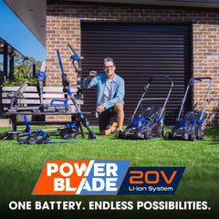 POWERBLADE BW4 20V Cordless Electric Leaf Blower Kit, with Battery and Fast Charger