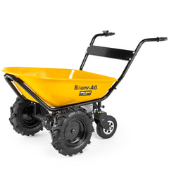 Baumr-AG 36V Battery Powered Wheelbarrow Motorised Electric, 100L Bucket Volume, 4 Wheel, 260kg Capacity