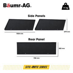 BAUMR-AG Power Barrow Side Panel Kit, Compatible with BPR-1200e and BPR-1400e models
