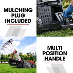 BAUMR-AG 620CXS 40V SYNC 21" Self-Propelled Cordless Lawn Mower Kit, VertiStore, Fast Charger, 2 x 4Ah Batteries, 8 Heights, Brushless, 510mm Cut Width