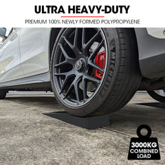 BULLET 2 x 3T Heavy-Duty Low Profile Car Service Ramps