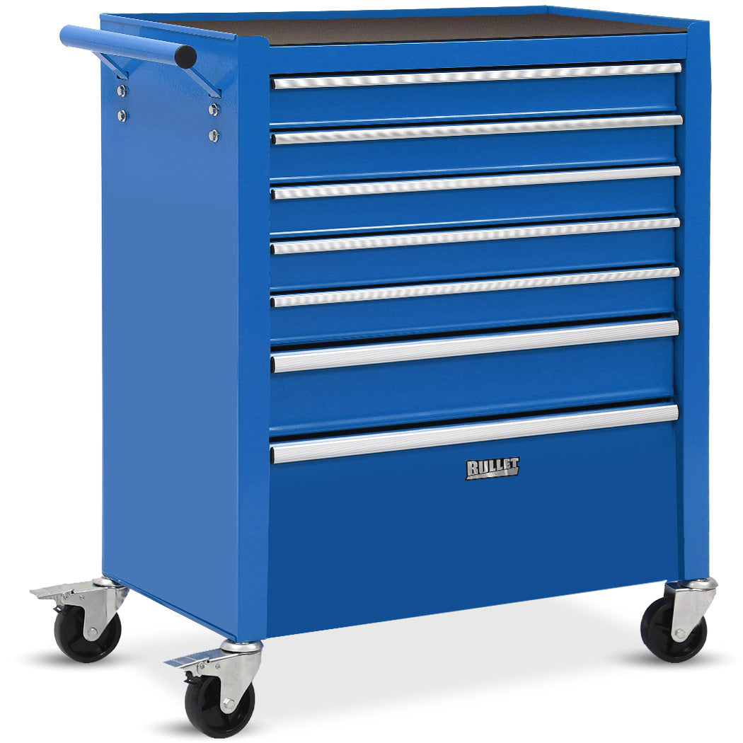 BULLET Pro 7 Drawer Tool Box Cabinet Trolley Storage, Toolbox Garage O ...