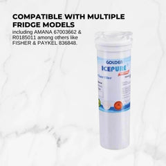3 FRIDGE WATER FILTER PREMIUM QUALITY For FISHER & PAYKEL 836848 836860 & AMANA