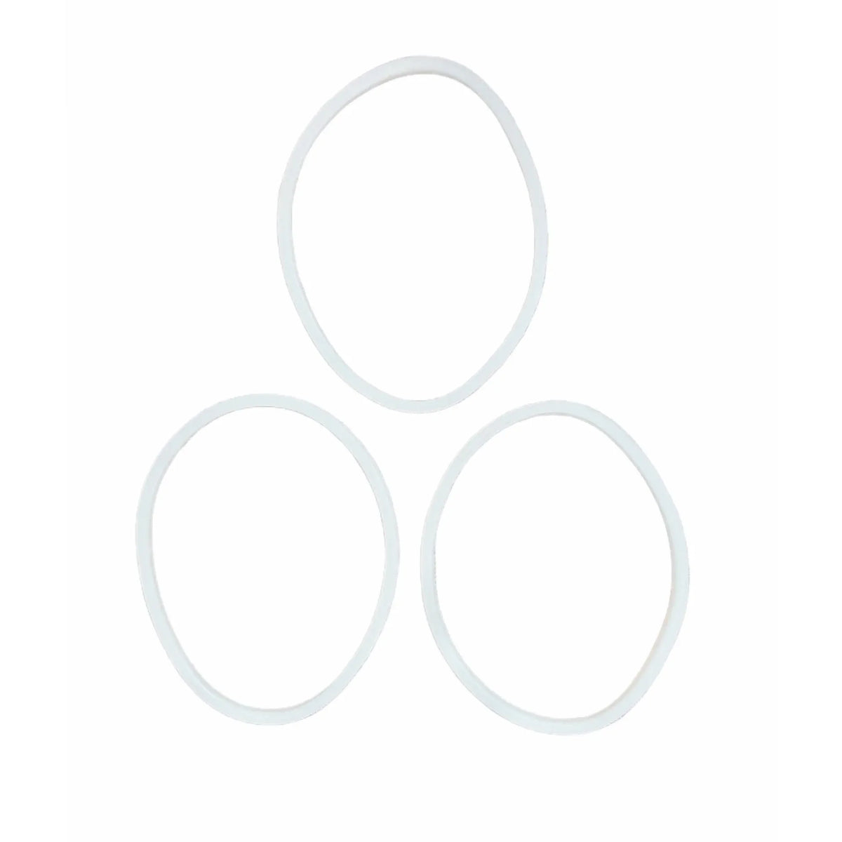 Kitchee 3x For Nutribullet Rubber White Seal - Gasket Ring For 600 600W