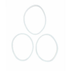 Kitchee 3x For Nutribullet Rubber White Seal - Gasket Ring For 600 600W