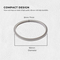 For Nutribullet Short Cup + Handheld Lip Ring + Grey Seal 900 and 600 Models