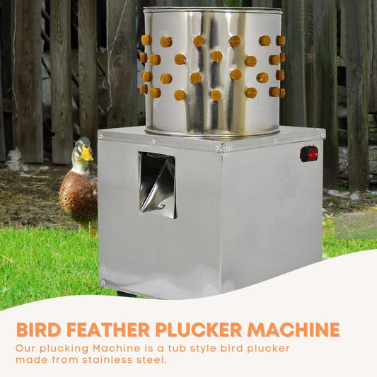 Rooster Farms 30cm Small Bird Feather Plucker Machine Quail Pigeon Defeathering