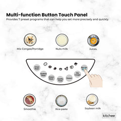 1.2L Electric Soy Bean Milk Maker Machine - Automatic Soya Almond Nut Blender