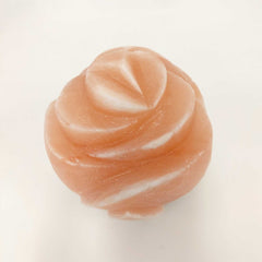 Orku Rose Shaped Himalayan Pink Salt Lamp - Hand Carved Flower Night Light