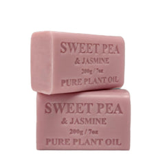 Orku 10x 200g Plant Oil Soap Sweet Pea Jasmine Natural Vegetable Bar