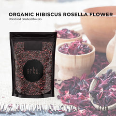 Orku 250g Organic Hibiscus Rosella Flower Crushed Dried Herbal Tea