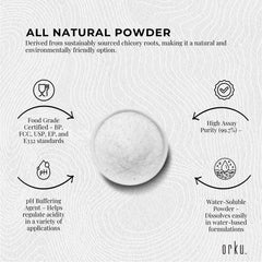 Orku 5Kg Potassium Citrate Food Grade Tub - Granular BP USP FCC E332 Additive