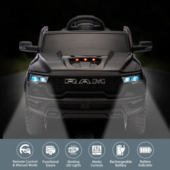 Kahuna Ram 1500 RHO Kids Electric Ride On Car with Remote Control
