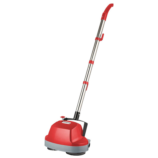 Klika Hauskeeper 5 in 1 Electric 240V Floor Polisher w/ 6M Power Cable Timber Hard Waxer Buffer Cleaner Red