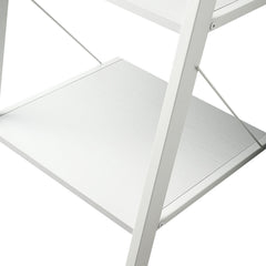Sarantino Amelia 5-Tier Ladder Shelf in White