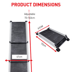 Furtastic Heavy-Duty Aluminium Telescopic Dog Pet Ramp