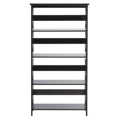 Sarantino Daphne 5-tier Cross Panel Bookshelf